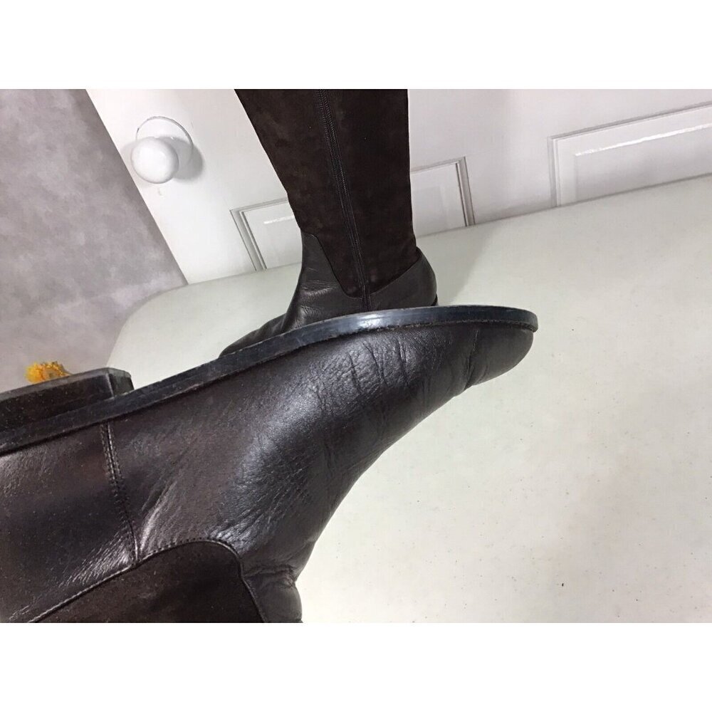 Calvin Klein Classic Leather Boots Womens 7 - Picture 7 of 9